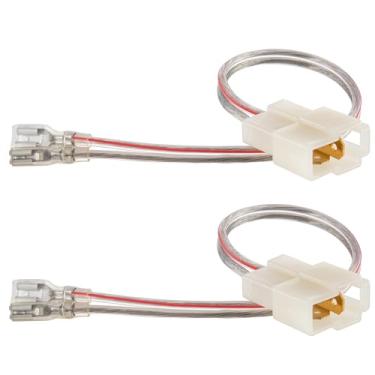 Imagem de RED WOLF Substituição do chicote de fios do alto-falante da porta do carro para Toyota Corolla Mitsubishi Eclipse Hyundai Elantra 1986-2005 Selecione o plugue do conector dos veículos mais antigos