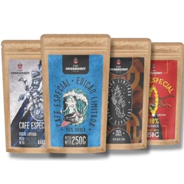 Imagem de Café Odebrecht Edição Limitada, Kit 4 Pacotes de Café Especial 100% Arábica em Grãos, 250g Cada