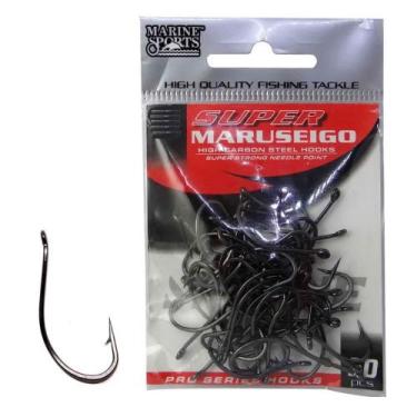 Imagem de Anzol Marine Sports Super Maruseigo Black N06 C/50