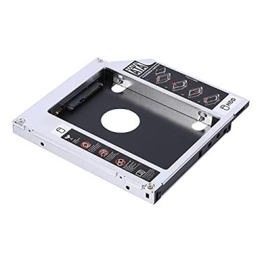 Imagem de Universal 12,7mm 2º Disco Rígido Baía óptica Caddy Alumínio HD SSD Gabinete para Laptop CD/DVD-ROM Redução de Slot NOC