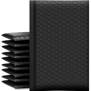 Imagem de YGM Envelopes de bolha acolchoados envelopes de plástico bolha para envio de envelopes de plástico bolha à prova d'água Envelope de plástico de plástico para embalagem a granel (preto, 7 x 24 cm (10