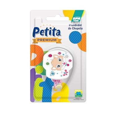 Imagem de Petita Prendedor (Boton) De Chupeta Chérie - Rosa Rosa