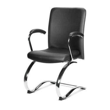 Imagem de Cadeira Shirakawa Diretor SHI-D Para Escritório 200 Couro Plus Preto D