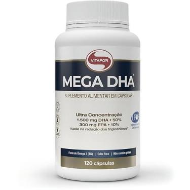 Imagem de Vitafor Suplemento Alimentar Mega DHA Ultra Concentração 1500mg 120 Cá