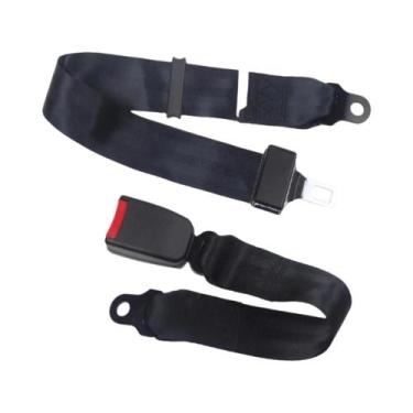 Imagem de Alça Extensora Preta Ajustável Para Cinto De Segurança De Carro Univer
