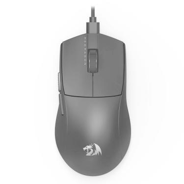 Imagem de Mouse Gamer Redragon King 1K Preto Com fio USB Tipo-C Removível 