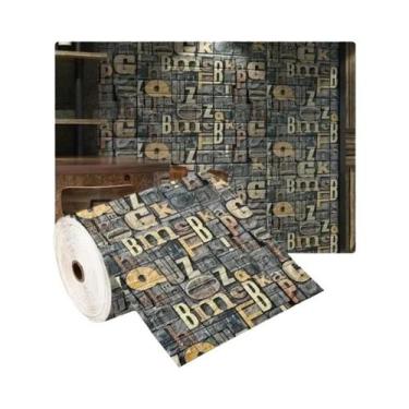 Imagem de Painéis De Parede Com Padrão De Tijolo 3D À Prova D'água DIY Papel De 