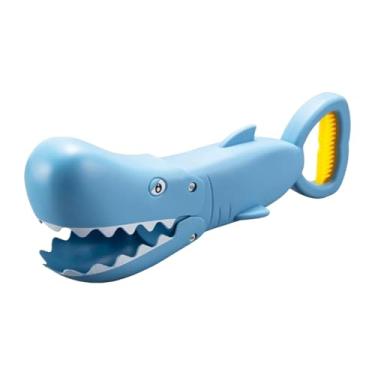 Imagem de simhoa Brinquedo de praia infantil, conjunto de brinquedos de areia para crianças, ferramenta de garra, brinquedo de escavação de areia para presente de, Azul Claro