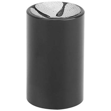 Imagem de 2 em 1 bilhar Dica Tip Shaper Scuffer Tool de alta qualidade Piscina de alumínio Grinder de extremidade para jogadores profissionais e iniciantes de 30 mm duráveis ​​30 mm (Preto)