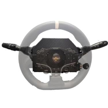 Imagem de Obokidlyamor Interruptor de luz de seta para MOZA R3/R5/R9/R12/R13 base de roda servo de acionamento direto; hastes multifuncionais, alavanca de limpador de rotação, combinação de roda de corrida (R3