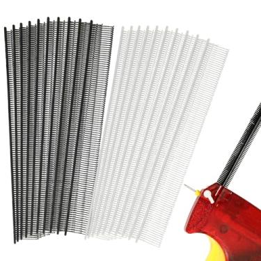Imagem de ANTAND Refil de pistola de etiquetagem de 0,5 cm para micro mini pistola de ponto, 4,4 mm, branco, preto, micro etiquetagem, prendedores, etiquetas de roupas, recargas de arma, acessórios de farpas,