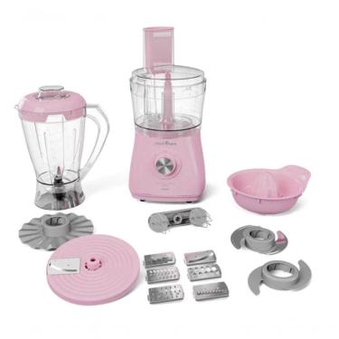 Imagem de Multiprocessador Liquidificador 12x1 Britania Luxx Pink 1000w 220V