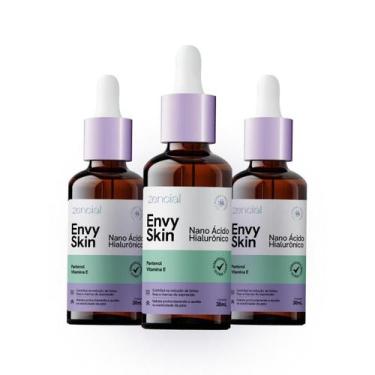 Imagem de Kit com 3 Envy Skin Sérum Facial Ácido Hialurônico, Vitamina E, Panten