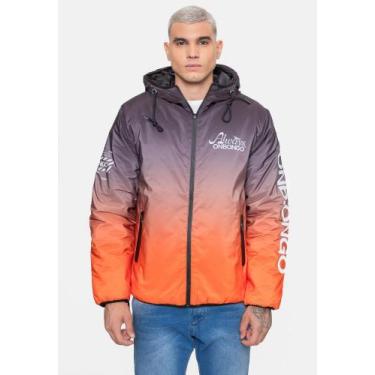 Imagem de Jaqueta Onbongo Pesada Laranja Unissex Moderna e Estilosa, M, Laranja