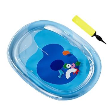 Imagem de Tapete de Água Sensorial para Gatos | Colchão de Água Refrescante para Cães com Insuflador | Brinquedo Inflável para Enriquecimento Sensorial de Atividades para Interior, Exterior, Varanda,