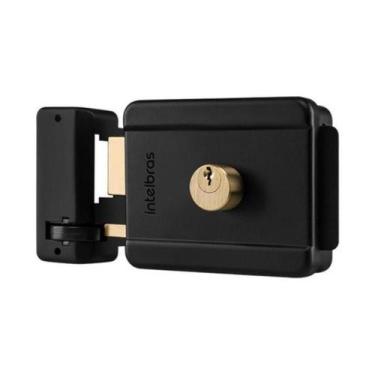 Imagem de Fechadura Eletrica De Cilindro Fixo Fx 500 Intelbras, Preto