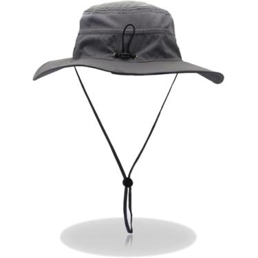 Imagem de Chapéu De Sol De Aba Larga Verão, Chapéus De Sol De Praia De Verão Para Homens E Mulheres, Boné Uv De Proteção De Verão De Malha, Chapéu De Sol Com Alça De Queixo Ajustável Upf 50