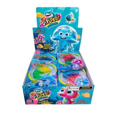 Imagem de Bala de Gelatina Diploko 24X15g Oceano OU Dino - DANILLA, Oceano