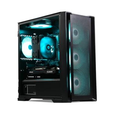 Imagem de MXZ Computador para jogos R7 5700X3D, RTX 5060, 16G DDR4, NVME 1 T, B450, 6RGB, Windows 11 Pro pronto para usar, computador desktop gamer (R7 5700X3D| RTX5060)