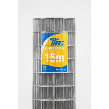 Imagem de TELA SOLDADA TAG MALHA 5x10cm FIO 1,90mm RL 15X2,0m - TELAS ARROIO GRA