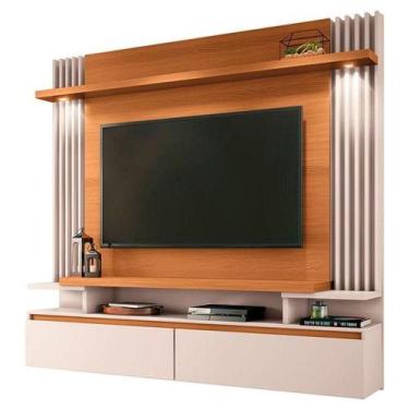 Imagem de Painel Para Home Suspenso Cosmo Cinamomo Off White  Hb Móveis