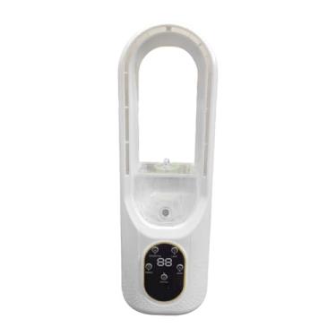 Imagem de Kuntesetty Ventilador de refrigeração USB Ventilador de mesa pessoal com umidificador Ar condicionado portátil para mesa, Branco