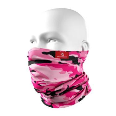 Imagem de Bandana Pesca Buff TubeNeck Elastic Camuflado Rosa Matadeira