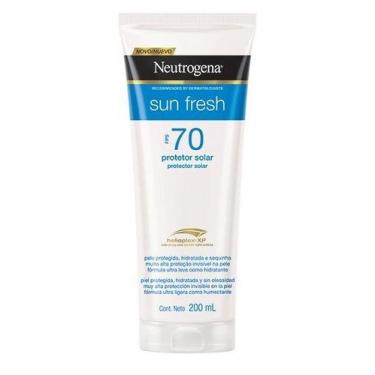 Imagem de Protetor Solar Neutrogena Fps 70 Sun Fresh 1 Unidade De 200 Ml - Johns