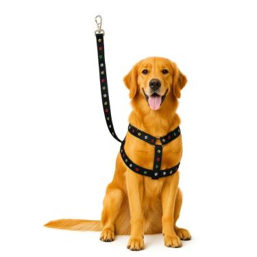 Imagem de Guia Peitoral Coleira Pet Cachorro Cão Pequeno Porte Nº1