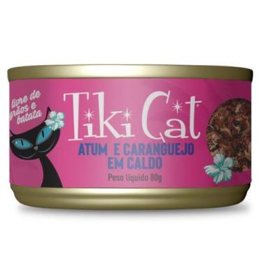 Imagem de Tiki cat grill atum & caranguejo 80g lata - COVETRUS