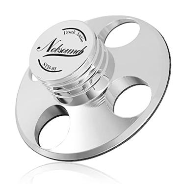 Imagem de Nobsound Toca-Discos De Vinil Lp Stb-01 Com Estabilizador Disco Metal E Peso Para Discos Hi-Fi (Prata)