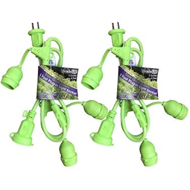 Imagem de Miracle LED Grow Anywhere 4 pés 3 soquetes plug-in LED cresce luminária com fio para barracas de cultivo e jardinagem interna (pacote com 2)