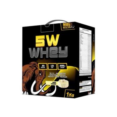 Imagem de Whey Protein 5W MBD Nutrition 1kg Proteína Concentrada Treino Musculaç