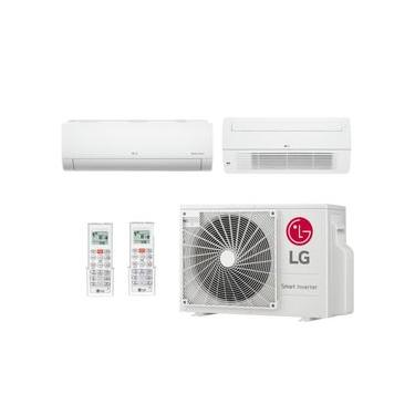Imagem de Ar Condicionado Multi Split Inverter LG 18000 BTUs (9000 Hi Wall+9000 Cassete) Quente/Frio Z2UW18GFB1.AWGZBR9- 220V