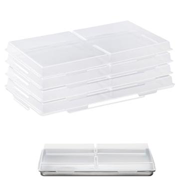 Imagem de Tampas de bandeja para secador de congelamento Harvest Right Pequenas Bandejas. Pacote com 4 peças de tampas de bandeja pequenas para acessórios de liofilização direita para colheita