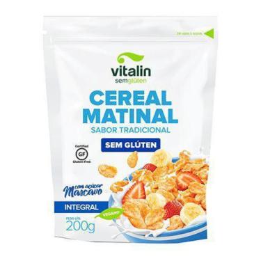 Imagem de Cereal Matinal Tradicional Integral Sem Glúten e Vegano Vitalin 200g *
