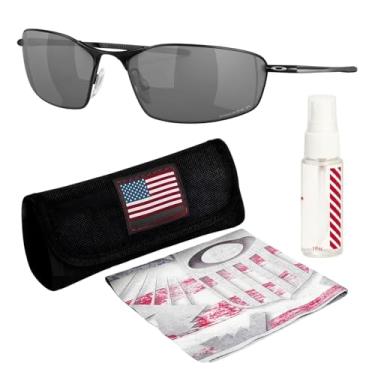 Imagem de OAKLEY Óculos de sol WHISKER OO4141 Armação de carbono com lentes PRIZM PRETA com kit oficial de óculos