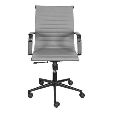 Imagem de Cadeira para Escritório Office Baixa Esteirinha Cinza