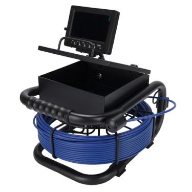 Imagem de Luocute Câmera de Esgoto Com Exibição de 4.3 Polegadas, Câmera de Inspeção de Pipeline Construída Em 16 GB de Cartão de Memória Dvr Ip68 à Prova de Chuva Dreno Industrial Dreno Endoscópio, (20m)