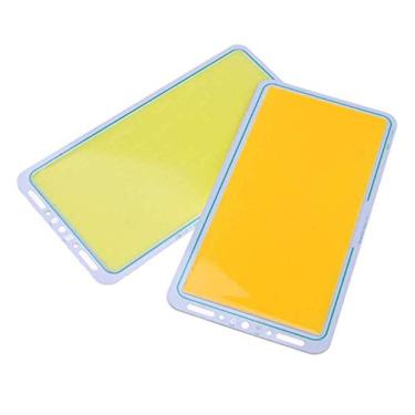 Imagem de Pacote com 2 - Splashproof DIY DC 12V 12 volts COB LED chip de cartão brilhante projeto iluminação I 100W lâmpada de fonte de luz de baixa tensão 22.0 cm x 11.3 cm placa de circuito I Warm Soft White