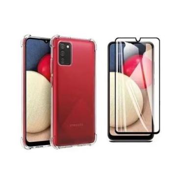 Imagem de Capa Capinha Anti Impacto + Película Vidro 3d Samsung A03s - Premium