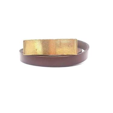 Imagem de Cinto couro fino feminino BOM271 - Barão Do Couro, M, Wisk