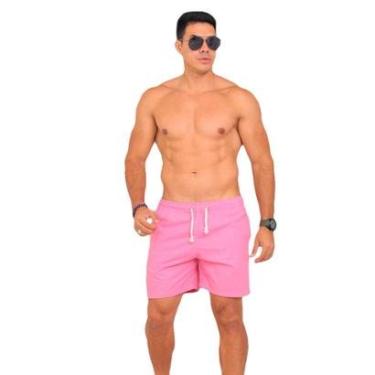 Imagem de Short Masculino Casual Mauricinho Linho Premium Leve Slim-Masculino