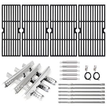 Imagem de Adviace Peças de reposição para grelha Charbroil Performance 463245917 6 Queimadores, G470-5200-W1, G470-0004-W1A, G470-0002-W1, G470-0003-W1, G321-0005-W1, G321-G321-0006 - W1