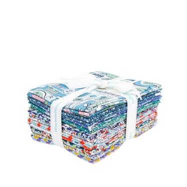 Imagem de Pacote London Bouquet Fat Quarter (15 peças) da Liberty Fabrics para Riley Blake 18 x 21 polegadas (45,72 cm x 53,34 cm) Cortes de tecido, tecido de colcha DIY