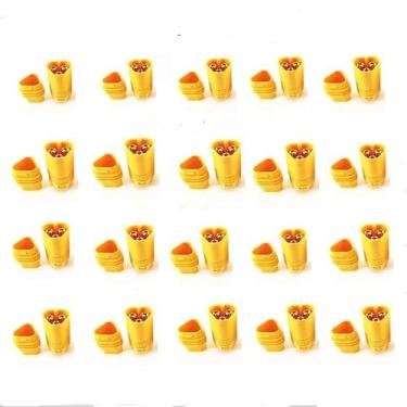 Imagem de Adaptador De Conector MT60 De 3,5mm Plugue Bullet De 3 Pinos Para Bate