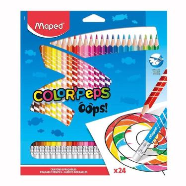 Imagem de Lápis de cor Color`Peps Oops Apagável 24 cores - Maped