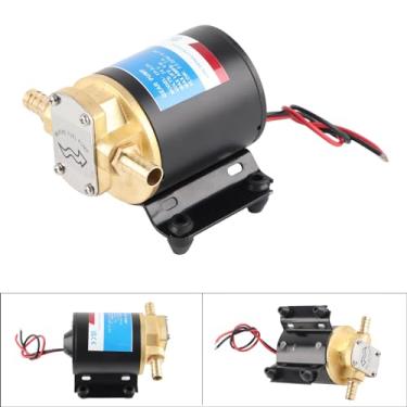 Imagem de Zhjvihx Bomba Auto -priming, Bomba de Engrenagem do Impulsor Eixo de Aço Inoxidável 24V 1.5A Válvula de Latão de Alta Eficiência 2GPM 8lpm para Veículo para RV de Navio para Líquido Viscoso de