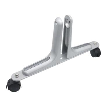 Imagem de predolo Suporte de tela para divisória de ambiente, base de suporte, resistente, acessórios de decoração para escritório, protetor de hotel, suporte ajustável, Prata