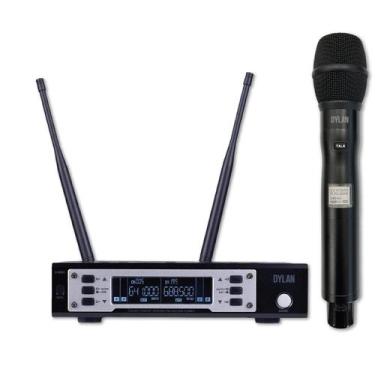 Imagem de Microfone dylan sem fio talkback uhf digital d-9001tb